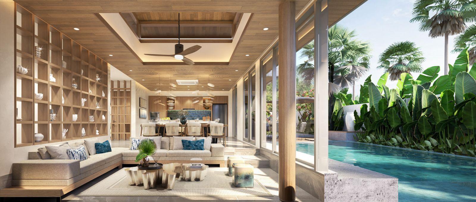 Interior view of 5 Bedroom Modern Luxurious Villas for Sale at Vana Anda, Bangtao