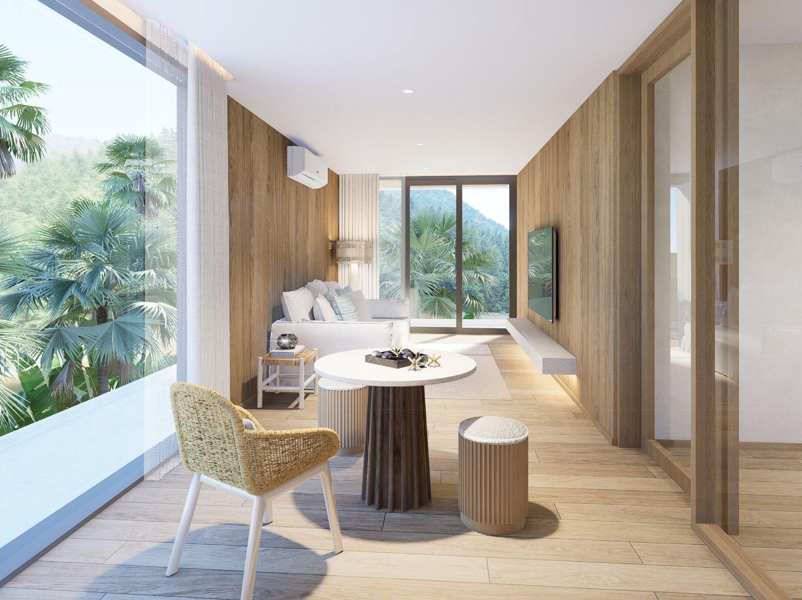Interior view of 5 Bedroom Modern Luxurious Villas for Sale at Vana Anda, Bangtao