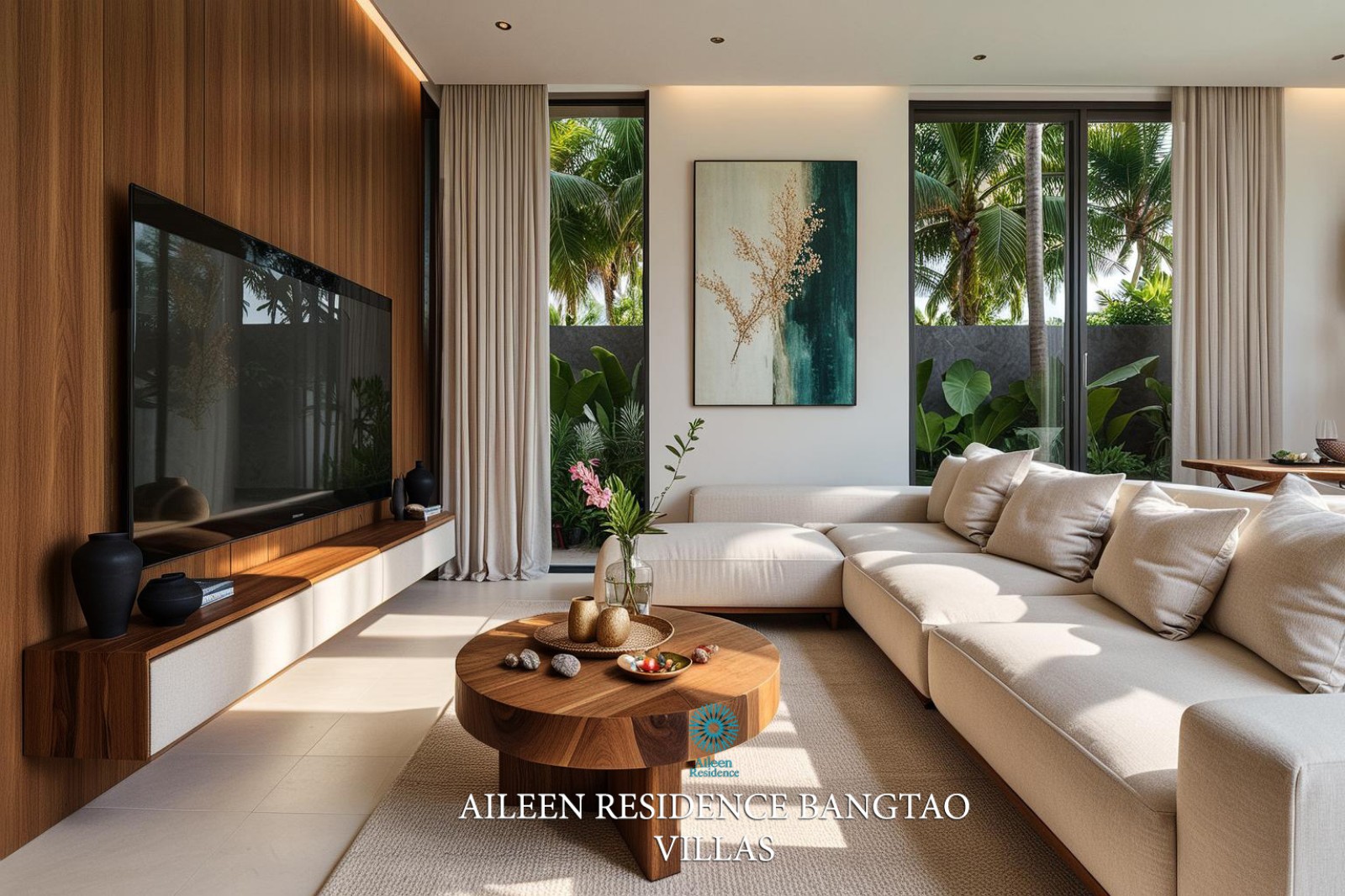 Interior view of Aileen Residences Lagoon – 3-Bedroom Phuket Pool Villas for Sale