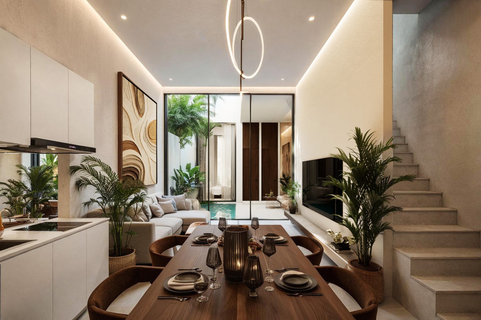 Interior view of 3-Bedroom Phuket Townhouses for Sale – Aileen Residences Lagoon