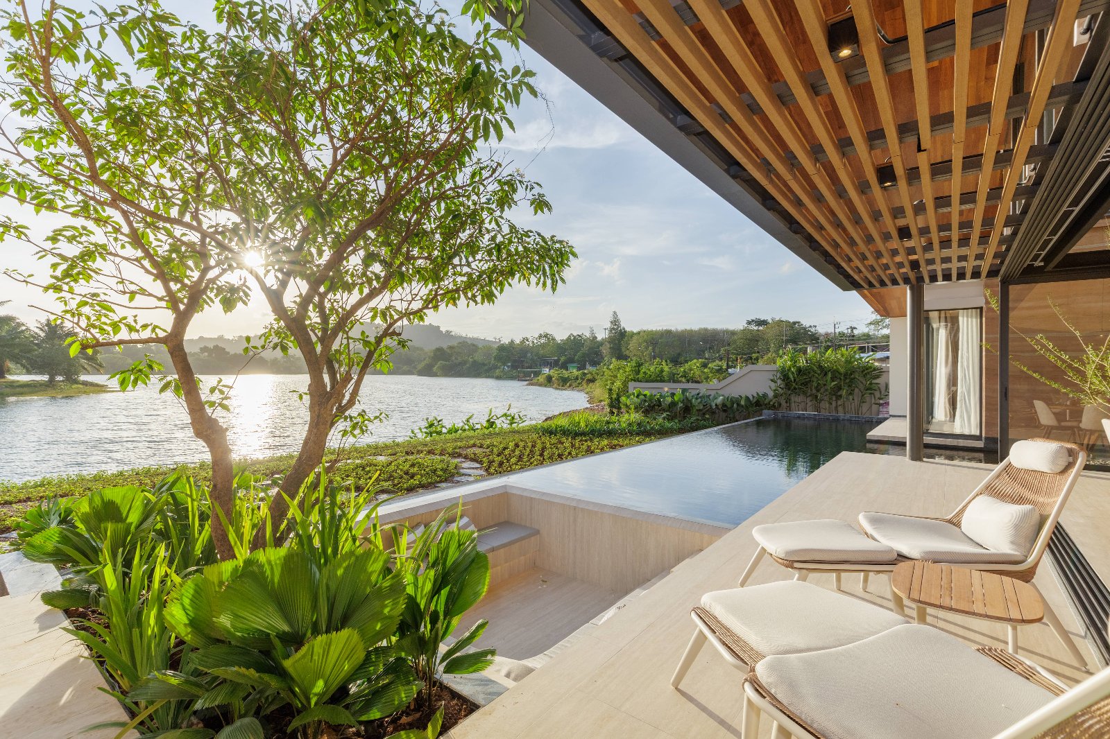 Interior view of Lake View 3-Bedroom Pool Villa for Sale in Serrana Villas, Ban Manik, Phuket
