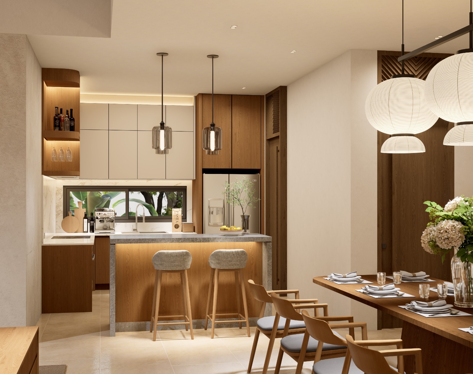 Interior view of Verdana Villas – Modern 4-Bedroom Private Pool Villas in Pru Jampa, Phuket