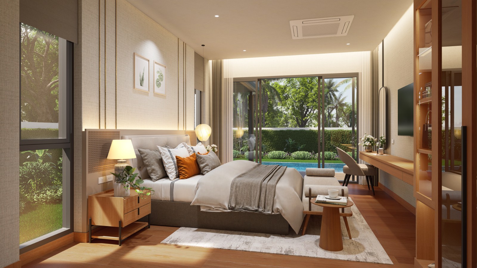 Interior view of Verdana Villas – Modern 4-Bedroom Private Pool Villas in Pru Jampa, Phuket