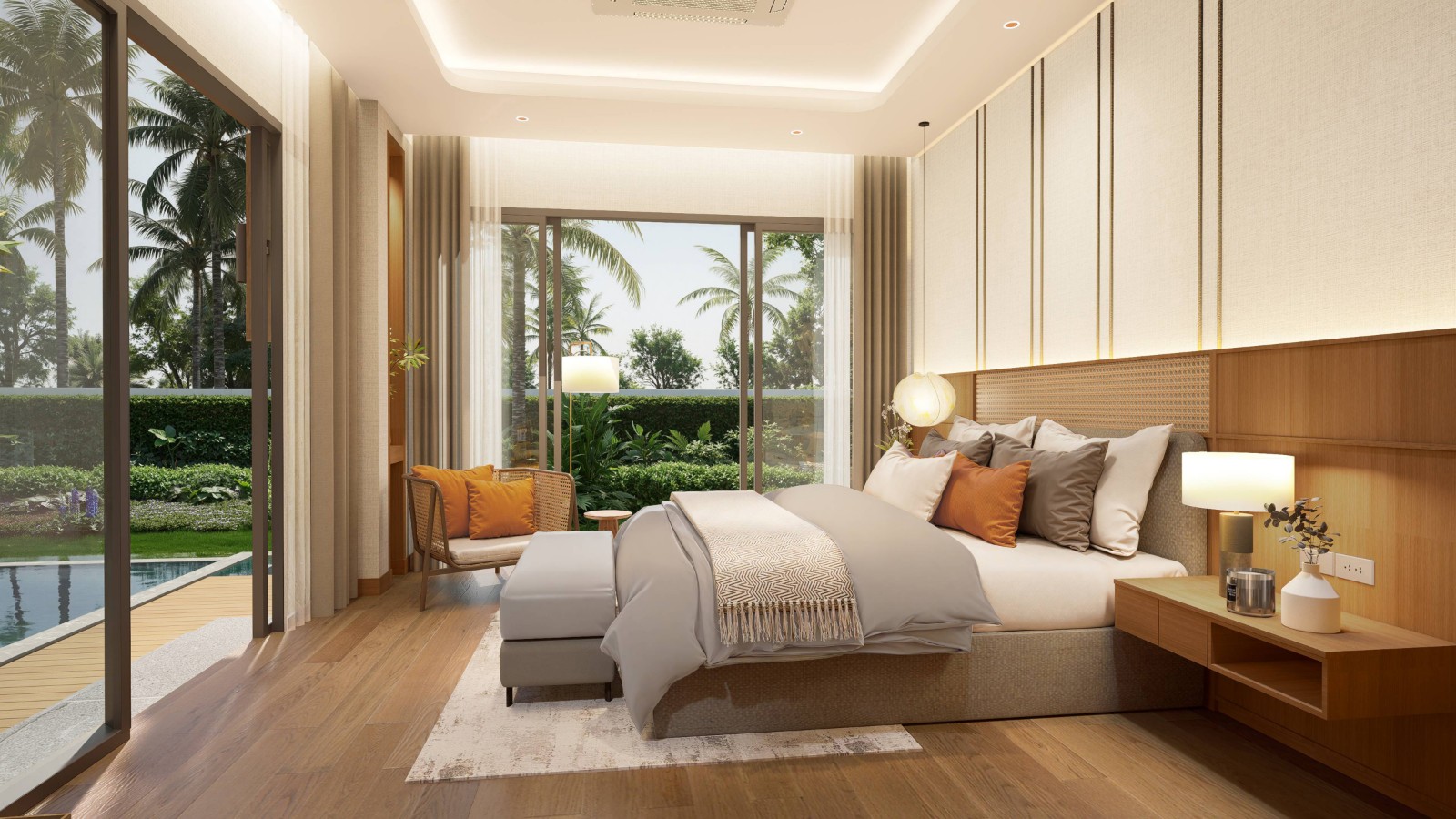 Interior view of Verdana Villas – Modern 3-Bedroom Private Pool Villas in Pru Jampa, Phuket