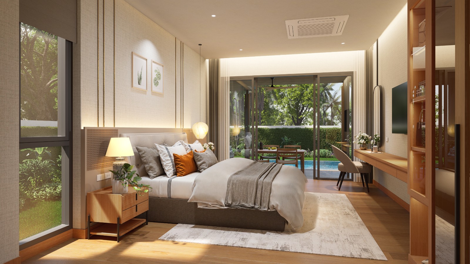 Interior view of Verdana Villas – Modern 3-Bedroom Private Pool Villas in Pru Jampa, Phuket