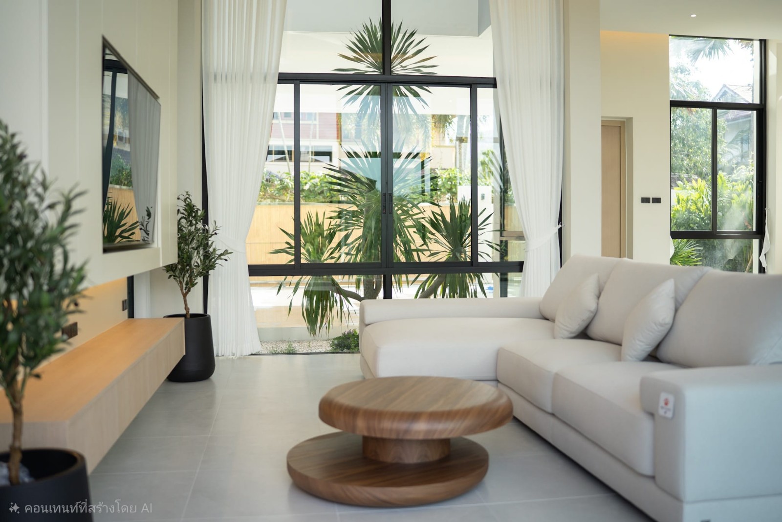 Interior view of 3-Bedroom Infinity Pool Villa for Sale in Chalong, Phuket – 402 sqm Luxury Private Home