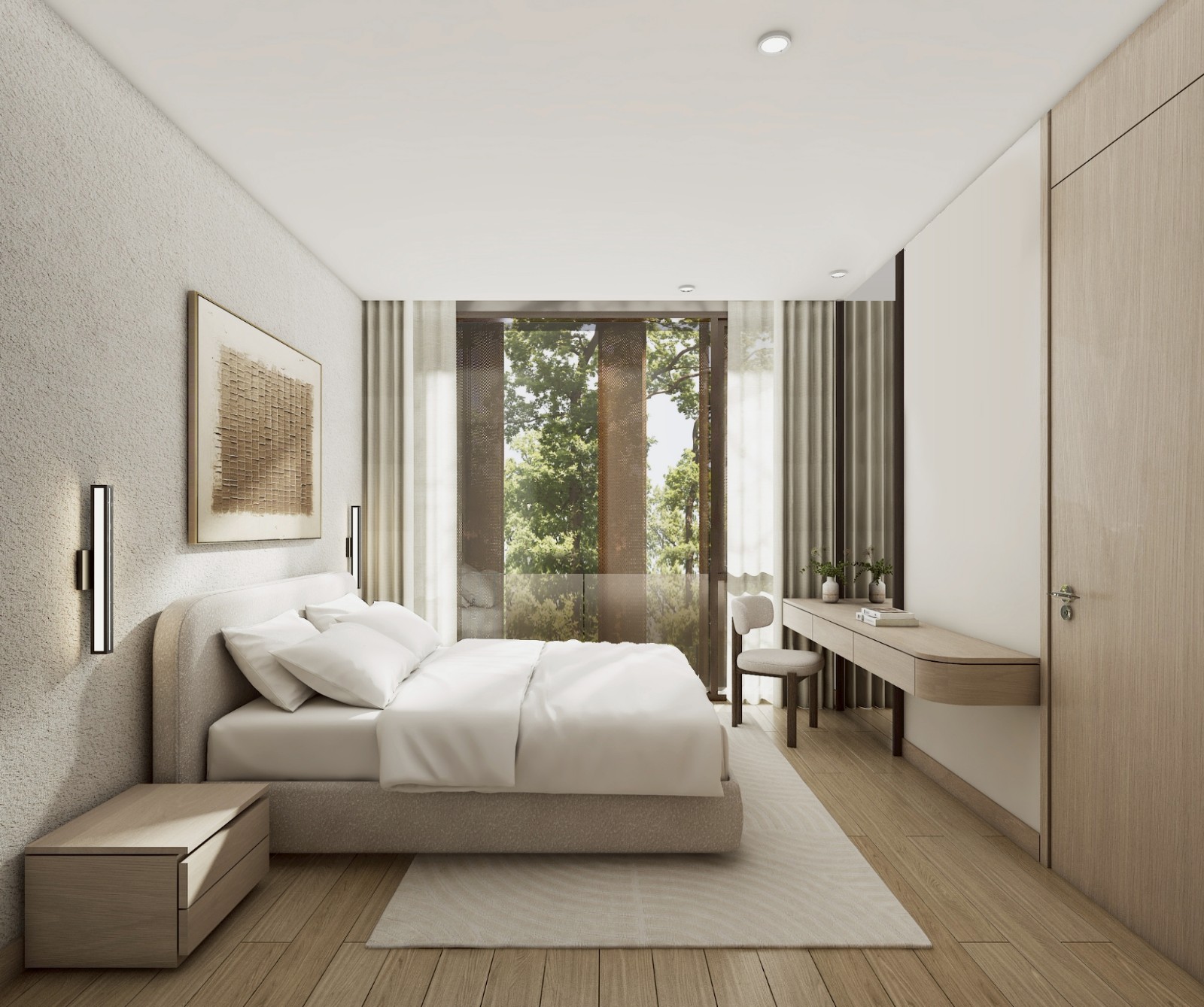 Exterior view of The Zero Naiyang Silhoutte Studio Condos Near Beach - Eco-Friendly