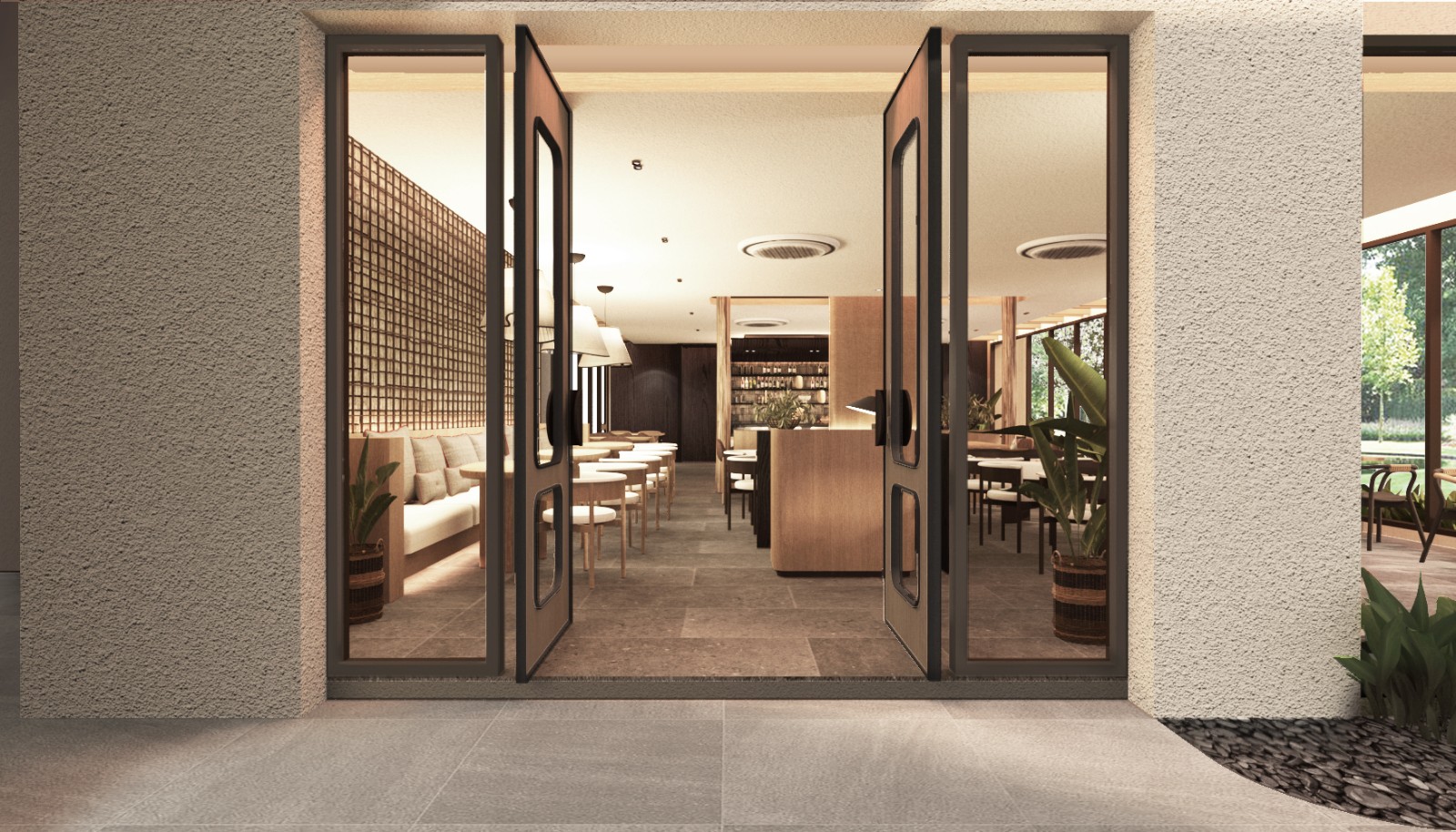 Exterior view of The Zero Naiyang Silhoutte Studio Condos Near Beach - Eco-Friendly