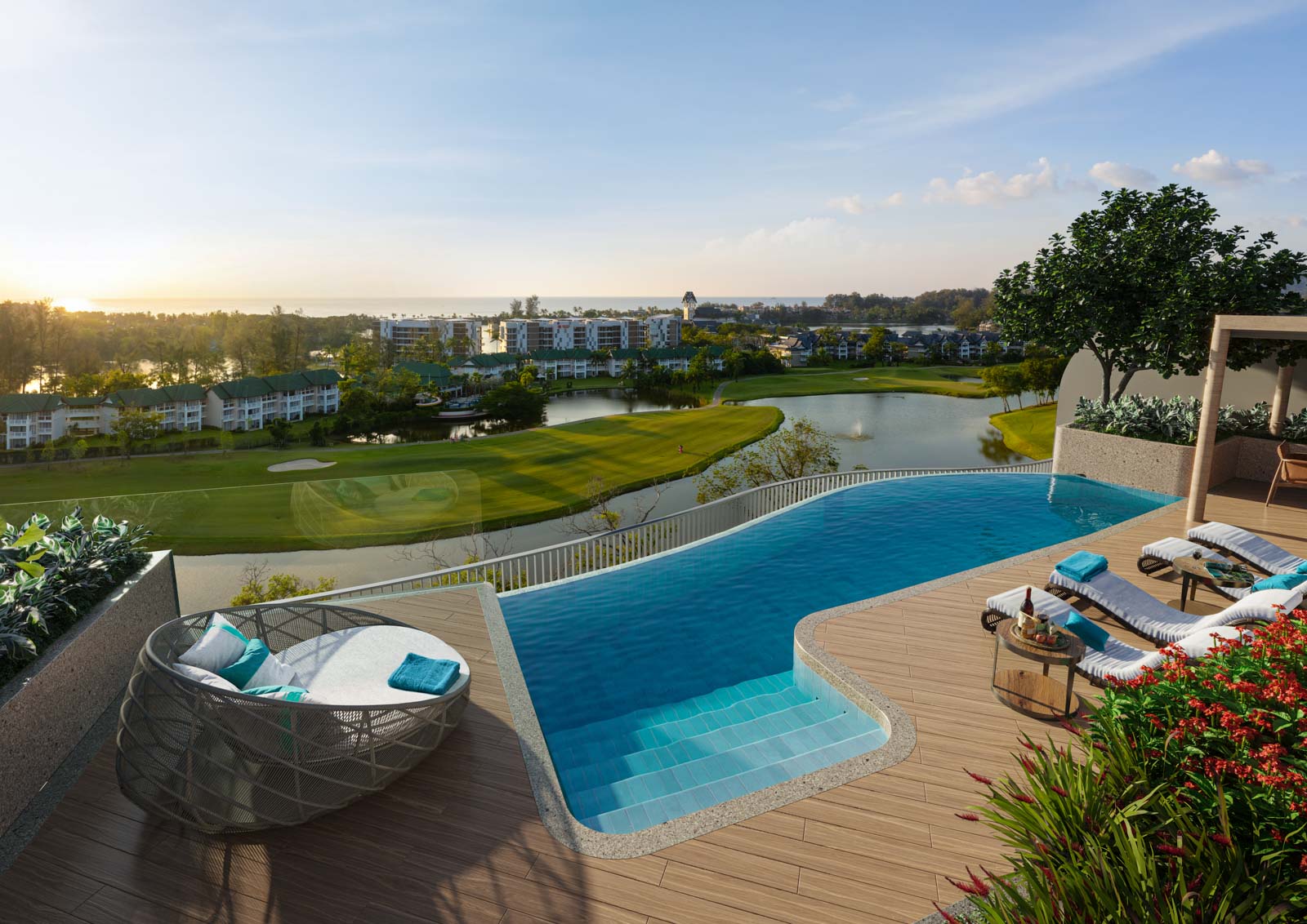 Freehold 2-Bedroom Laguna Penthouse: Angsana Golf Residences Topaz - Photo 5