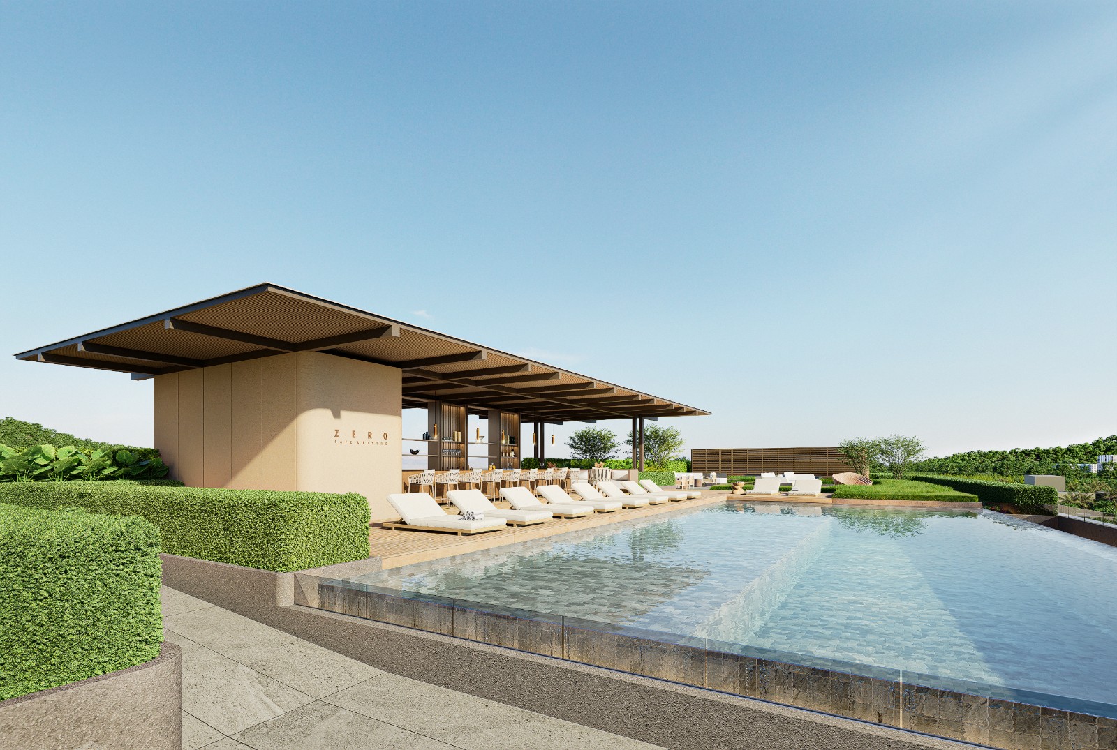Interior view of Zero Naiyang – Eco-Friendly Top-floor 2-Bedroom Suites Near Beach