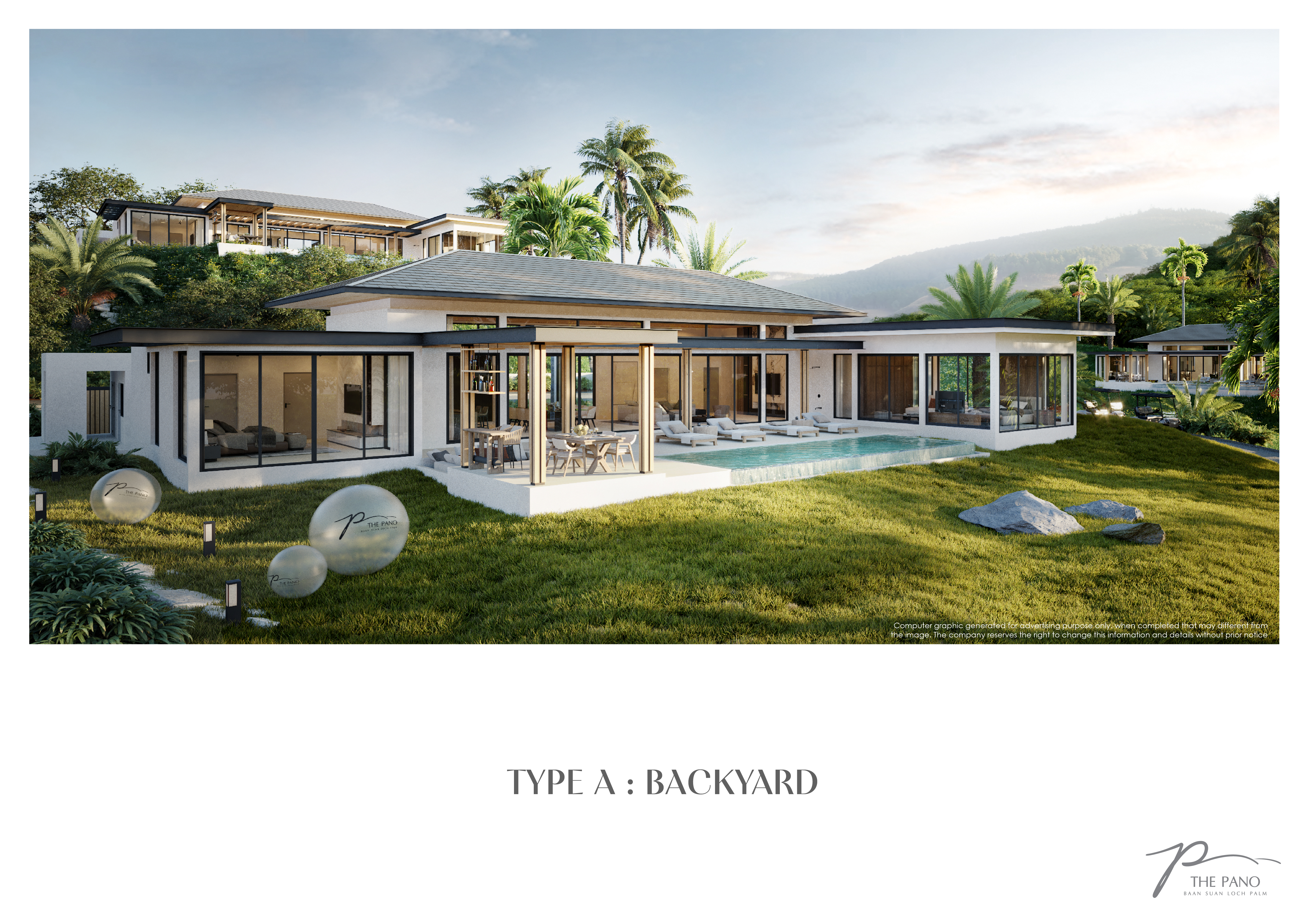 The Pano Baan Suan Loch Palm - Surrounded by the Green Hills and Golf-course Landscape of Central Phuket - Photo 2