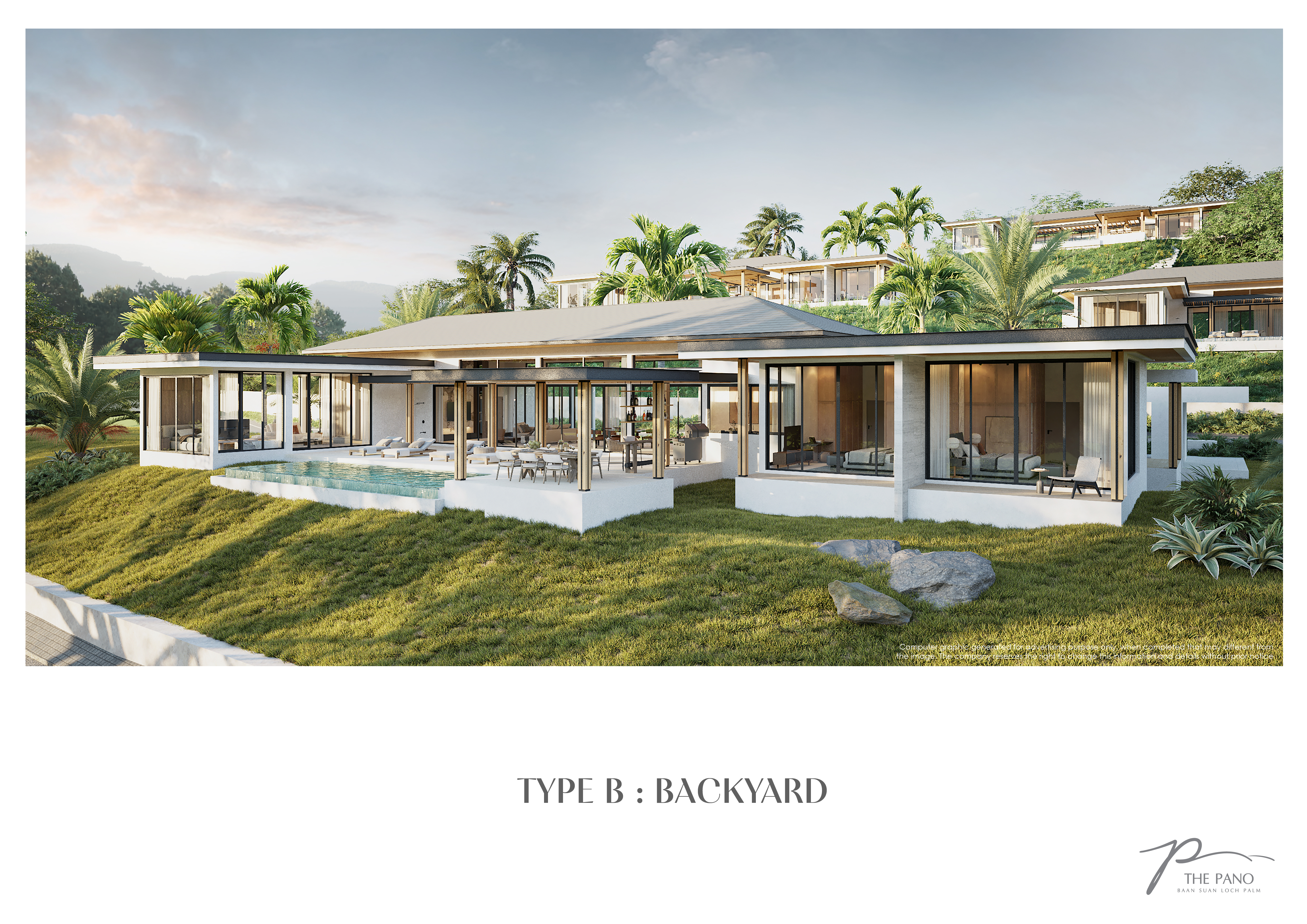 The Pano Baan Suan Loch Palm - Surrounded by the Green Hills and Golf-course Landscape of Central Phuket - Photo 6