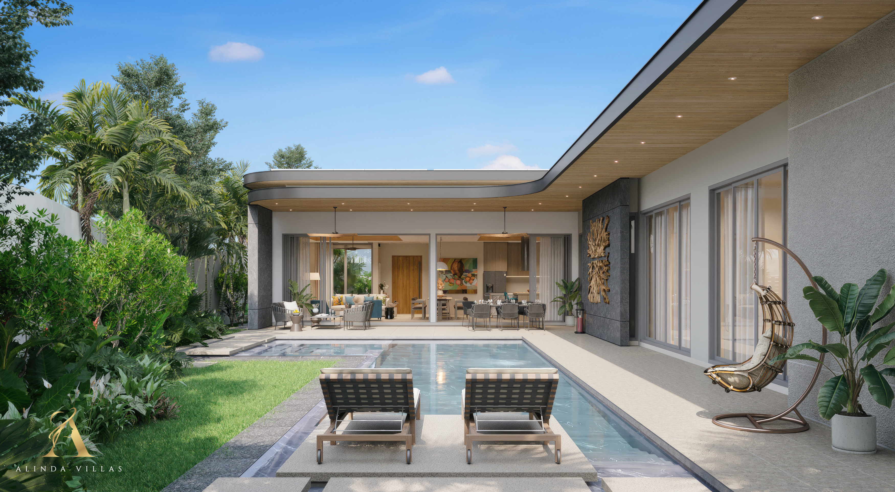 Alinda Villas - The Villas Combine Contemporary Tropical Architecture with Single-storey Layouts - Photo 2