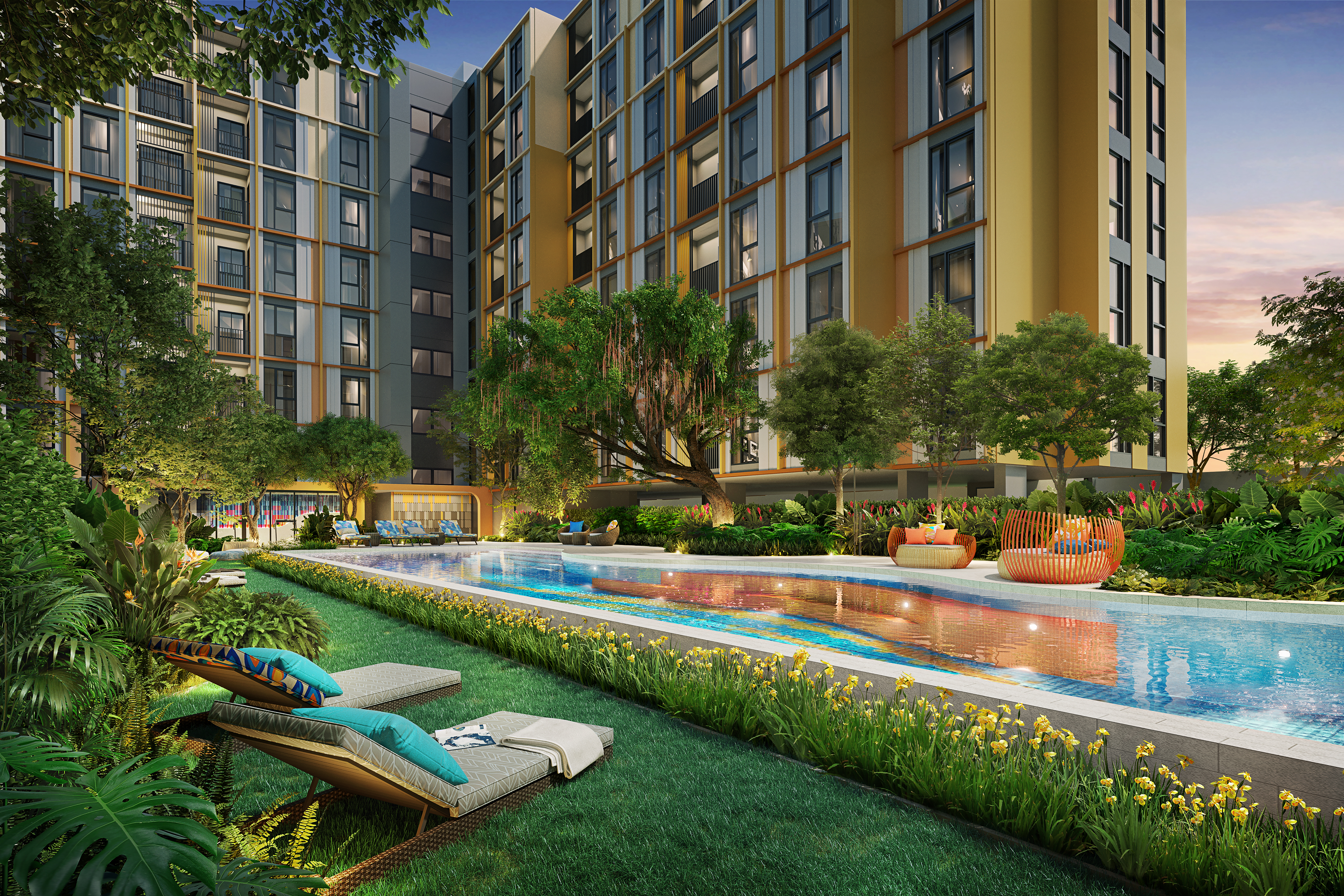 Base Rise - Phuket Town Condos for Sale - Floor Plans Available