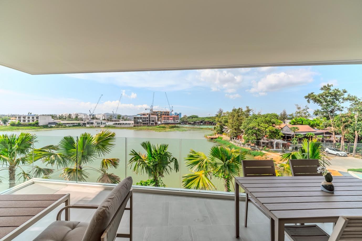 Interior view of Luxury Waterfront 2-Bedroom Resale Condo - Brand New Unit at The Aqua Phuket