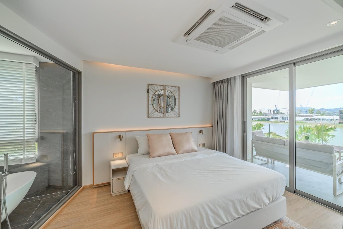 Interior view of Luxury Waterfront 2-Bedroom Resale Condo - Brand New Unit at The Aqua Phuket
