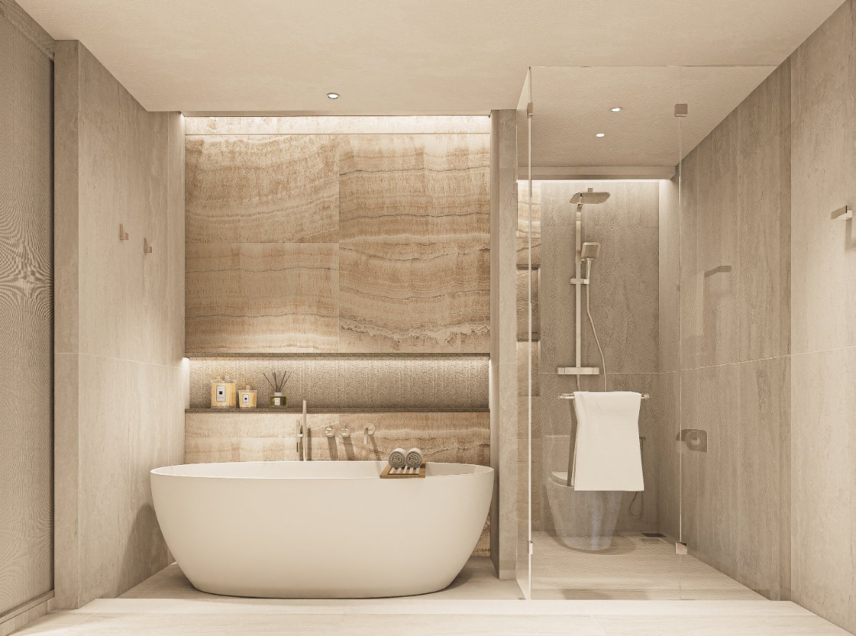 Interior view of One Bedroom Large Condo for Sale at Bellaguna Lake Residences Lotus
