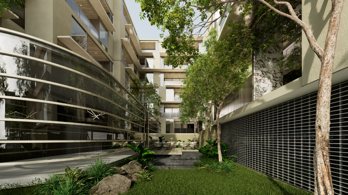 Interior view of One Bedroom Penthouse for Sale at The Liberty Condominium by Wallaya