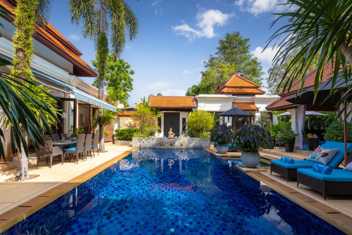 Interior view of Private 4-Bedroom Laguna Sai Taan Gardens Villa with Generous Land Plot - Phuket Villa for Sale