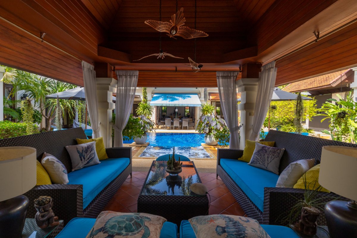 Interior view of Private 4-Bedroom Laguna Sai Taan Gardens Villa with Generous Land Plot - Phuket Villa for Sale