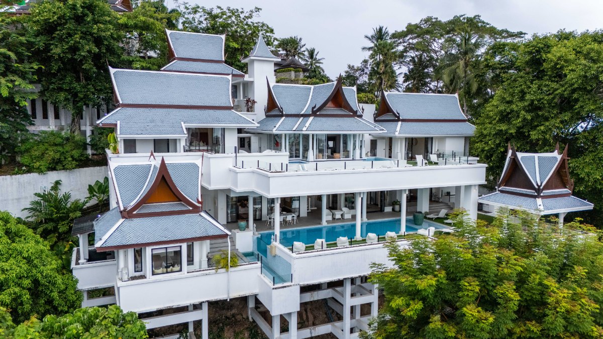 5 Bedroom Sea View Pool Villa for Sale at Baan Thai Surin Hill