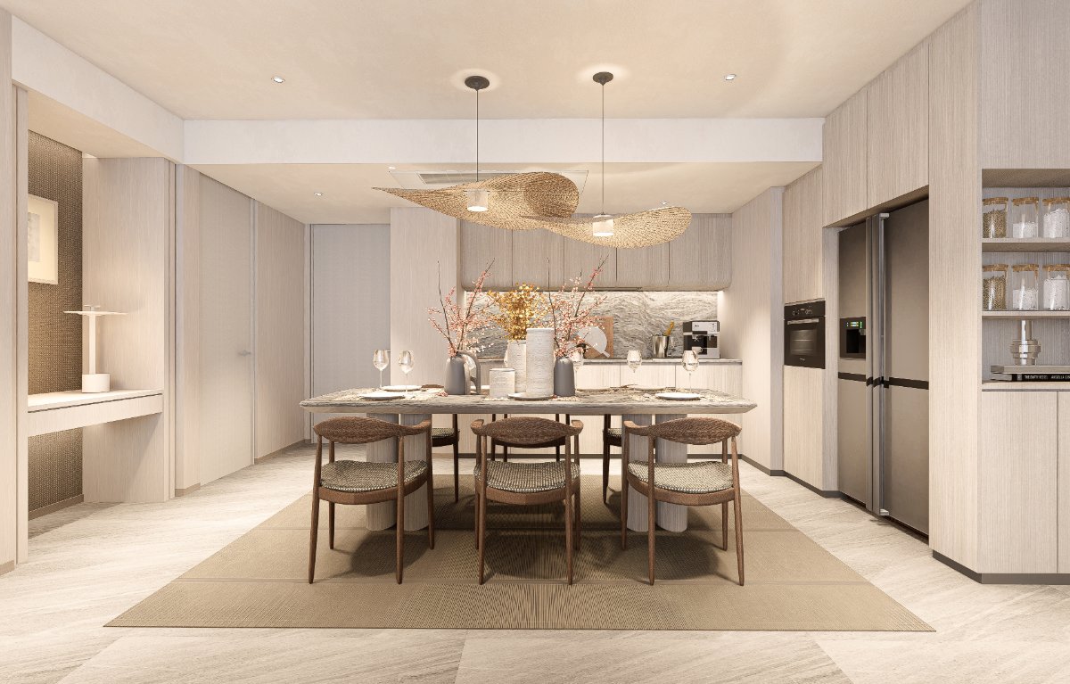 Interior view of 3 Bedroom Massive Penthouse for Sale at Bellaguna Lake Residences Lotus