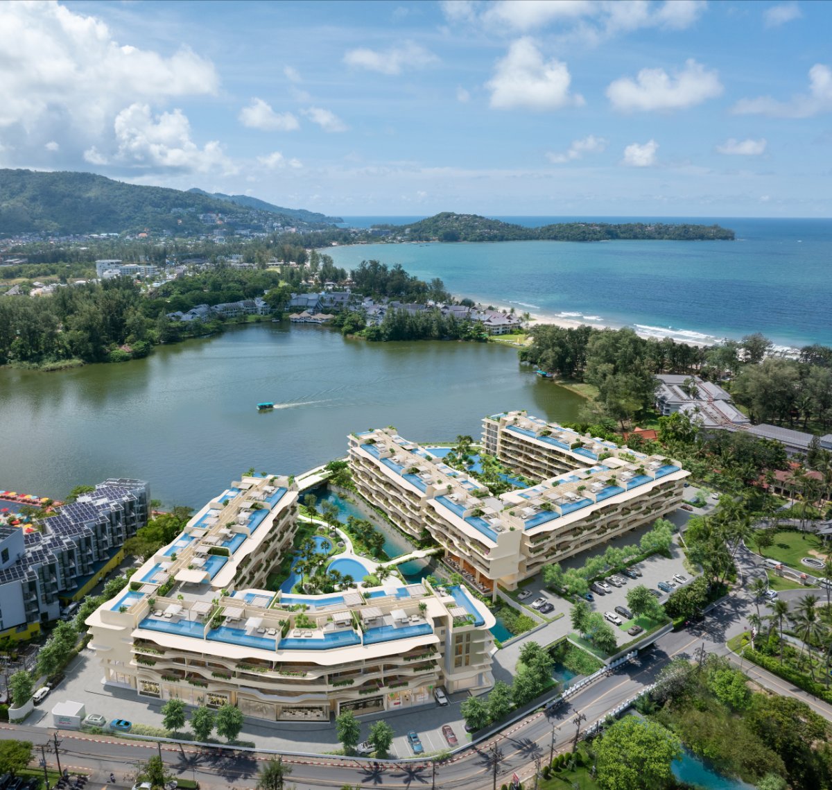 Interior view of 3 Bedroom Foreign Freehold Penthouse for Sale at Laguna Bayside Beach Residences