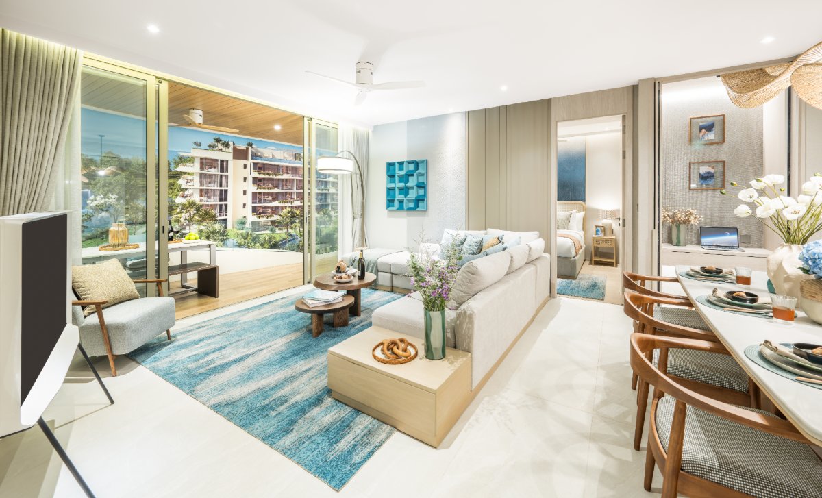 Interior view of 3 Bedroom Foreign Freehold Penthouse for Sale at Laguna Bayside Beach Residences