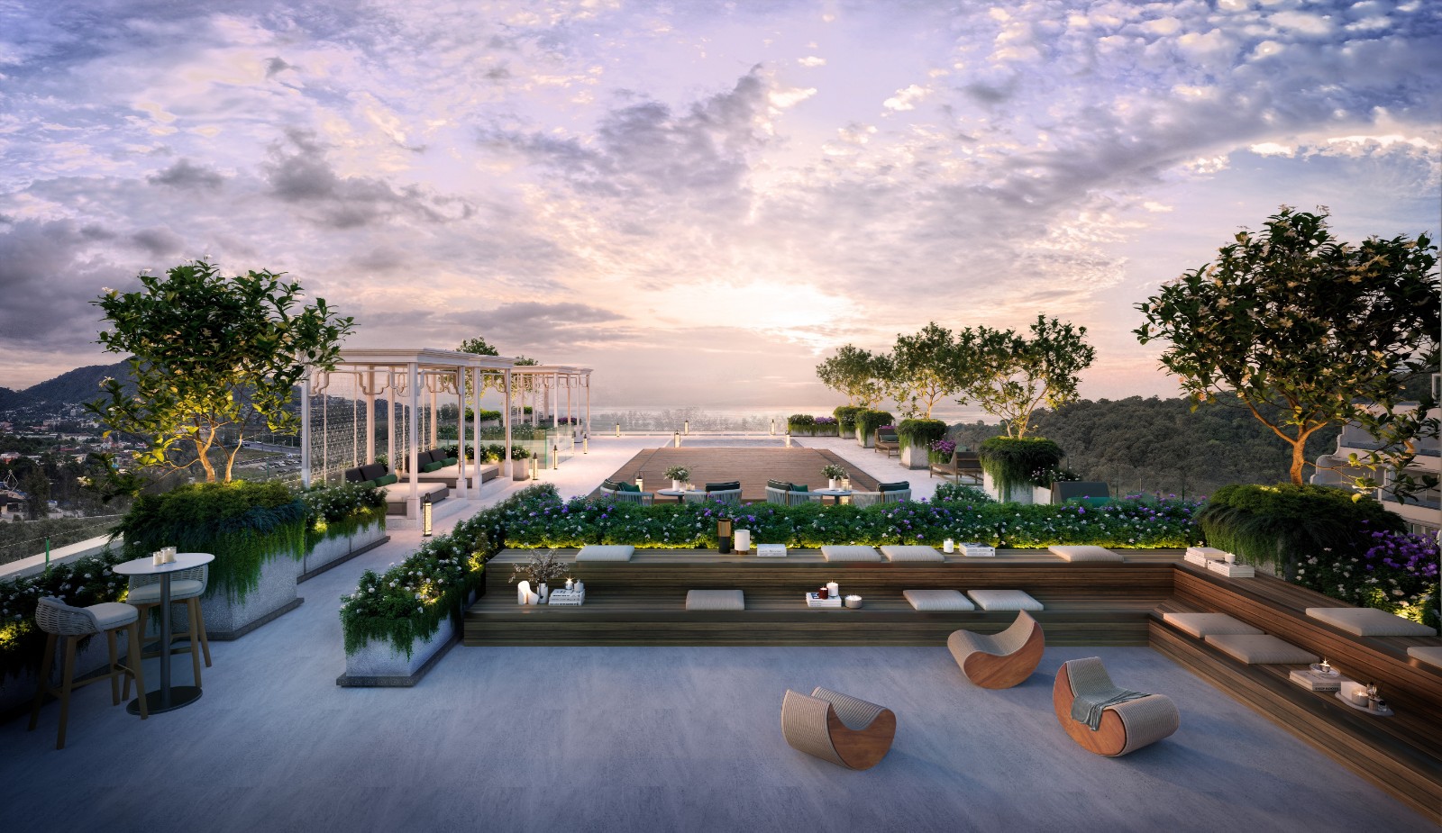 Interior view of Large One Bedroom Apartment for Sale at Intercontinental Residence Phuket, Kamala Beach