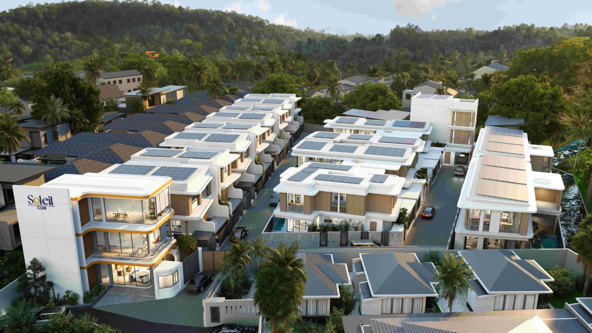 Interior view of 3 Bedroom Luxurious Pool Villa for Sale at Soleil Residences, Kamala