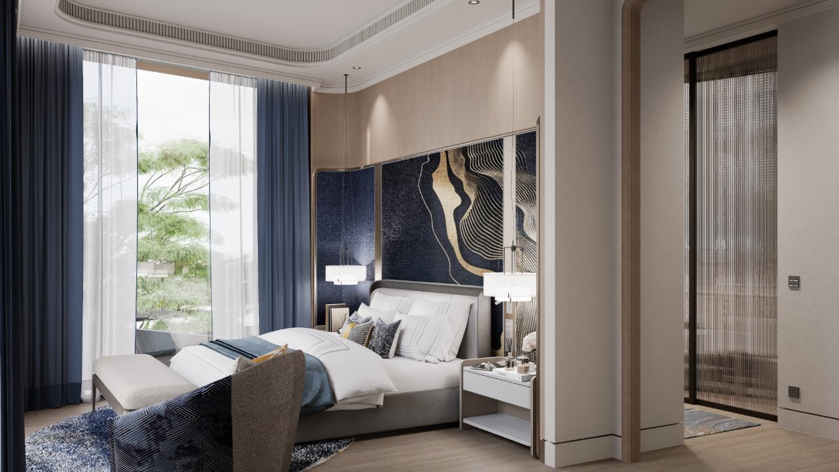 Interior view of 3 Bedroom Luxurious Pool Villa for Sale at Soleil Residences, Kamala