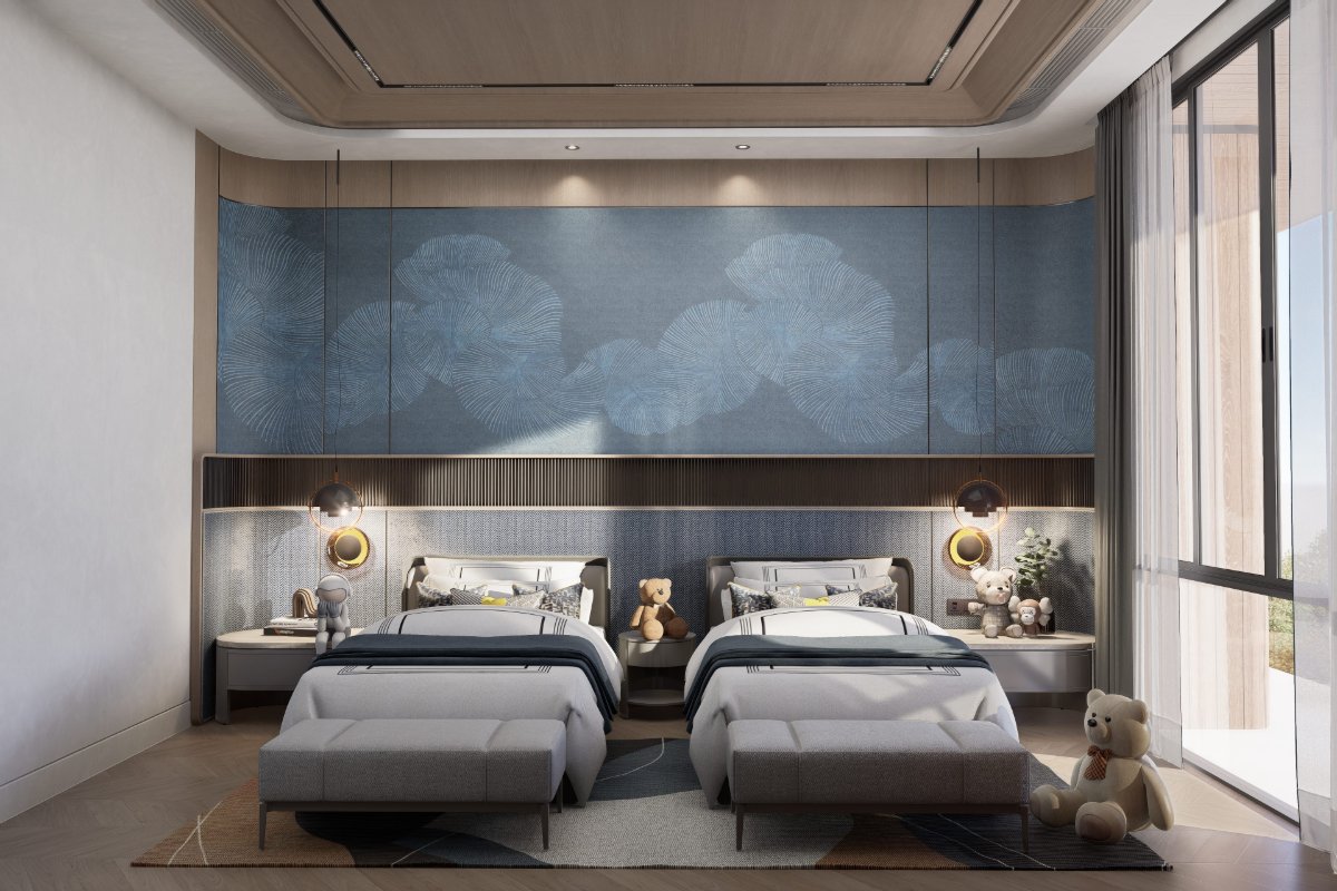 Interior view of 3 Bedroom Luxurious Pool Villa for Sale at Soleil Residences, Kamala