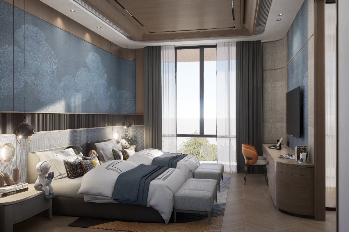 Interior view of 3 Bedroom Luxurious Pool Villa for Sale at Soleil Residences, Kamala