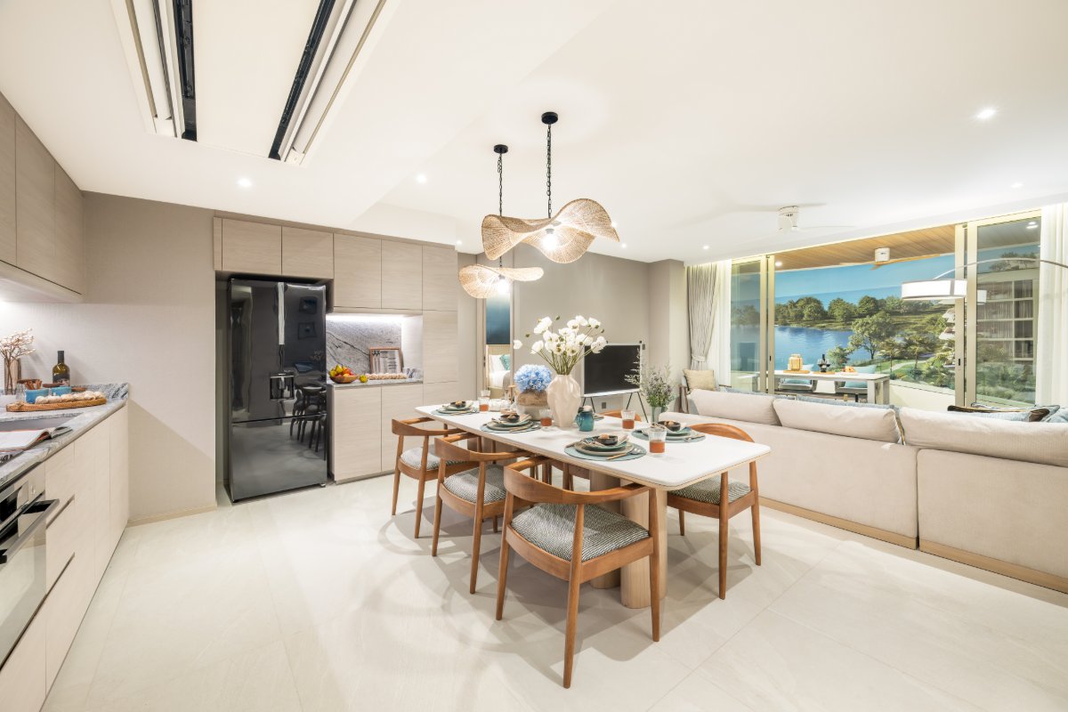 Interior view of 2 Bedroom Foreign Freehold Condo for Sale at Laguna Bayside Beach Residences