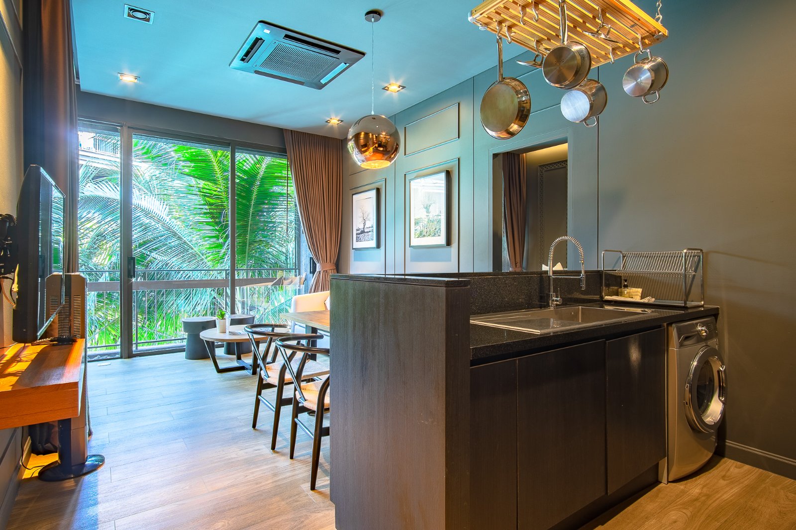 Interior view of Two Bedroom Pool View Condo for Sale at Saturdays Condo, Rawai - A2165