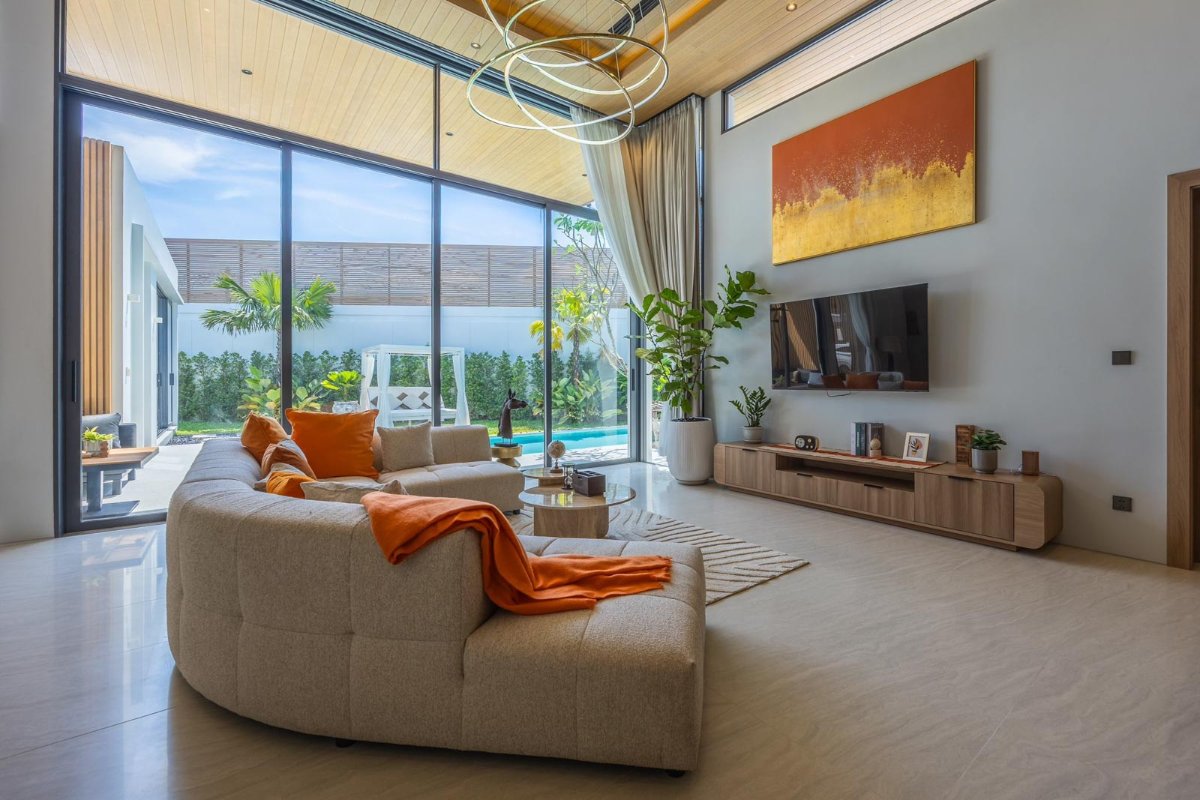 Interior view of Mouana Residences Phase 2 - Ko Kaeo 4-Bedroom Villa for Sale - Type D1