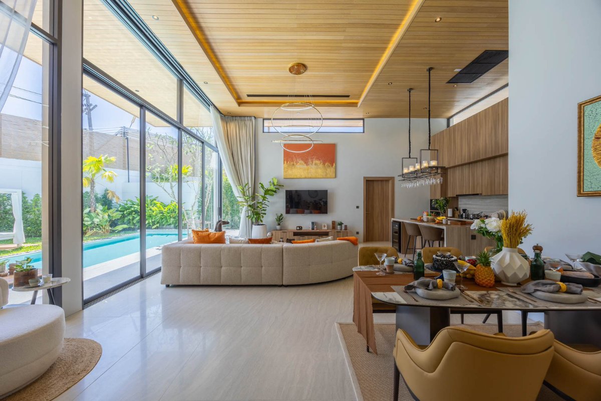 Interior view of Mouana Residences Phase 2 - Ko Kaeo 4-Bedroom Villa for Sale - Type D1