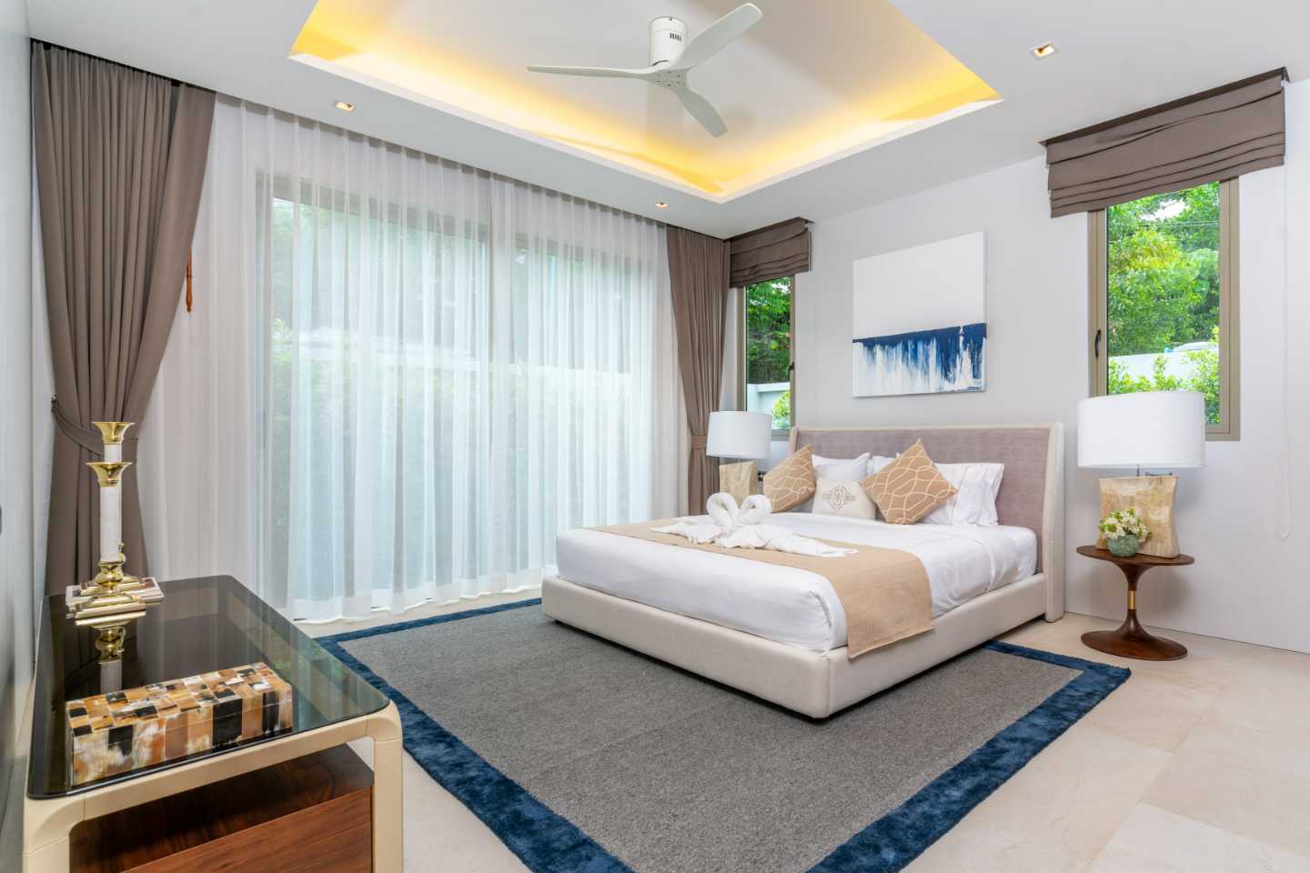 Interior view of 4 Bedroom Tropical Balinese Style Pool Villa for Sale at Botanica Forestique - Type 4B