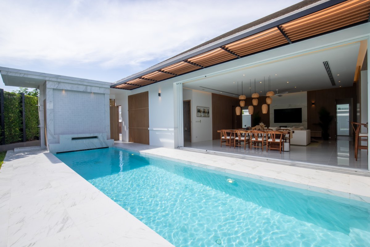 Interior view of Modern 4 Bedroom Pool Villa with Roof Terrace in Kamala Garden Views Phuket