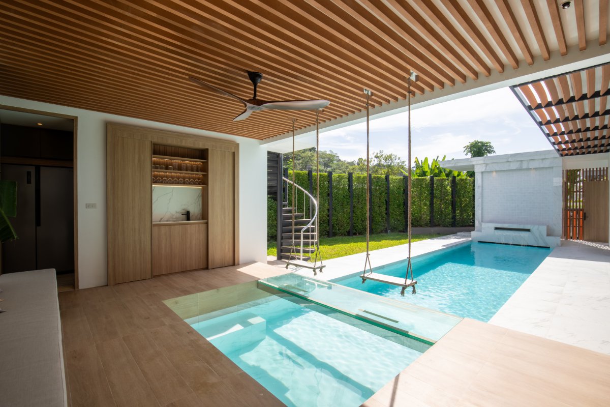 Interior view of Modern 4 Bedroom Pool Villa with Roof Terrace in Kamala Garden Views Phuket