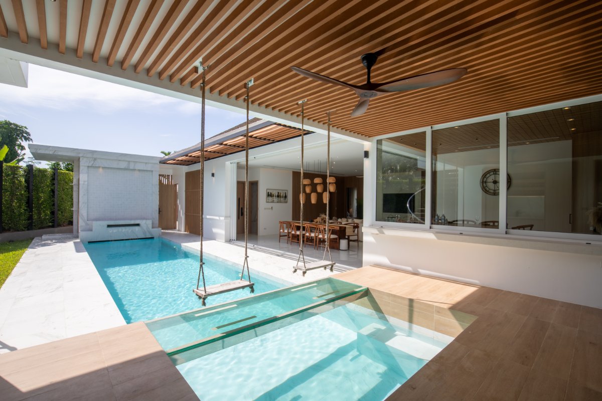 Interior view of Modern 4 Bedroom Pool Villa with Roof Terrace in Kamala Garden Views Phuket
