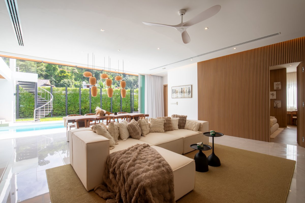 Interior view of Modern 4 Bedroom Pool Villa with Roof Terrace in Kamala Garden Views Phuket