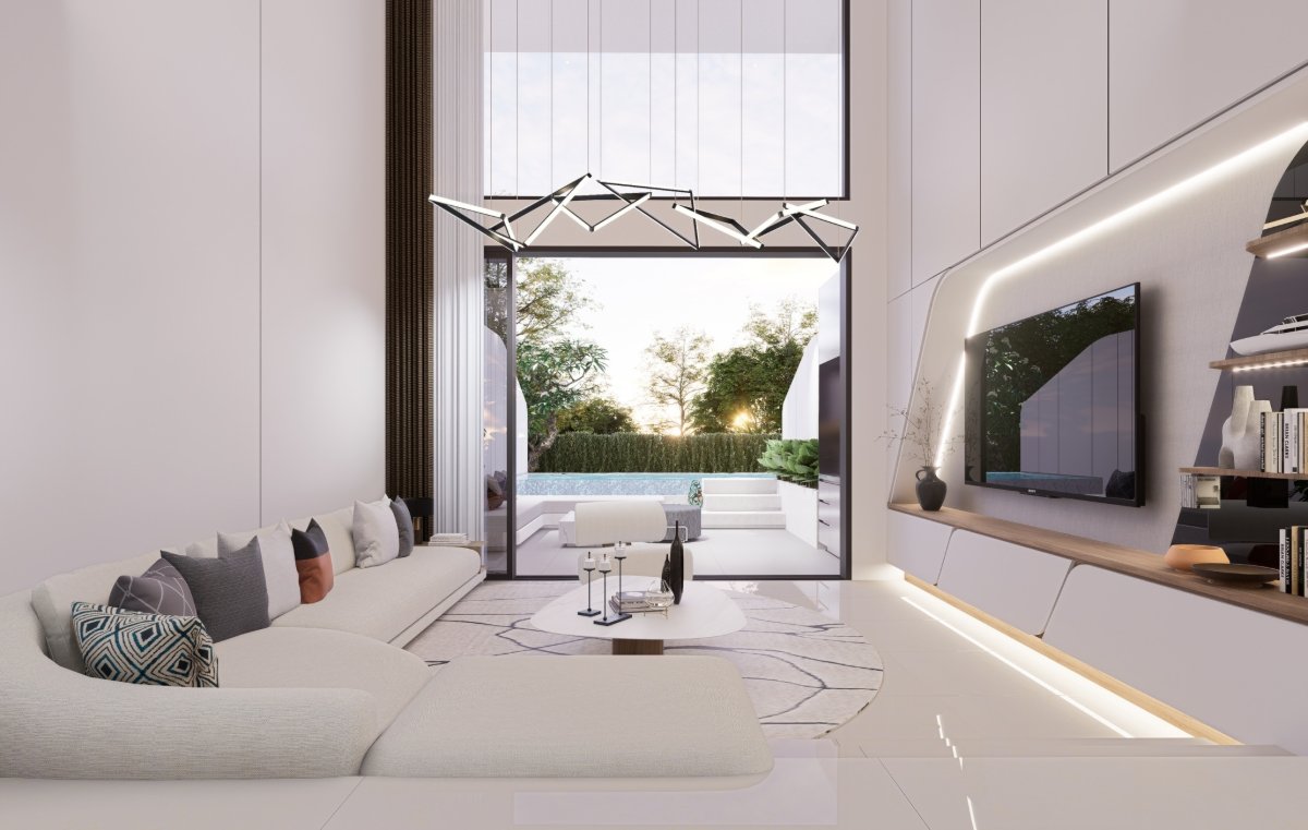 Interior view of 2 Bedroom Duplex Apartment for Sale at Sole Mio Residences, Bangtao