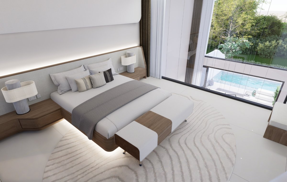 Interior view of 2 Bedroom Duplex Apartment for Sale at Sole Mio Residences, Bangtao