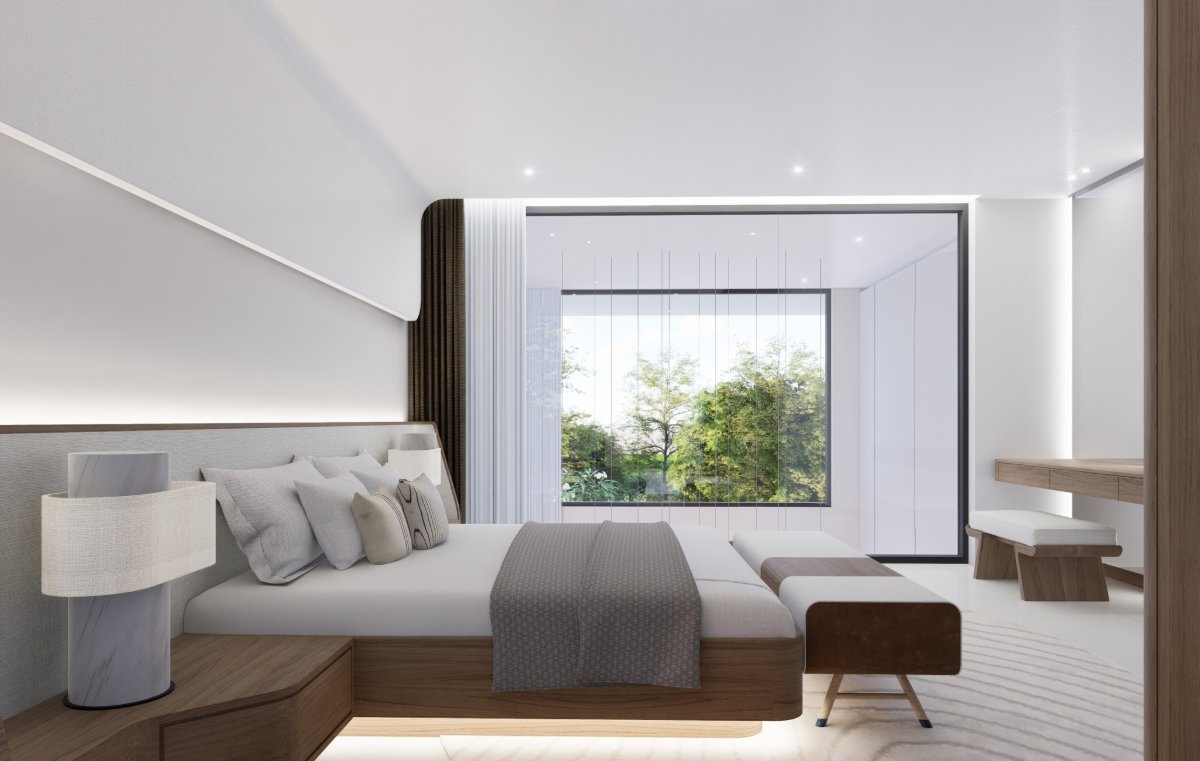 Interior view of 2 Bedroom Duplex Apartment for Sale at Sole Mio Residences, Bangtao