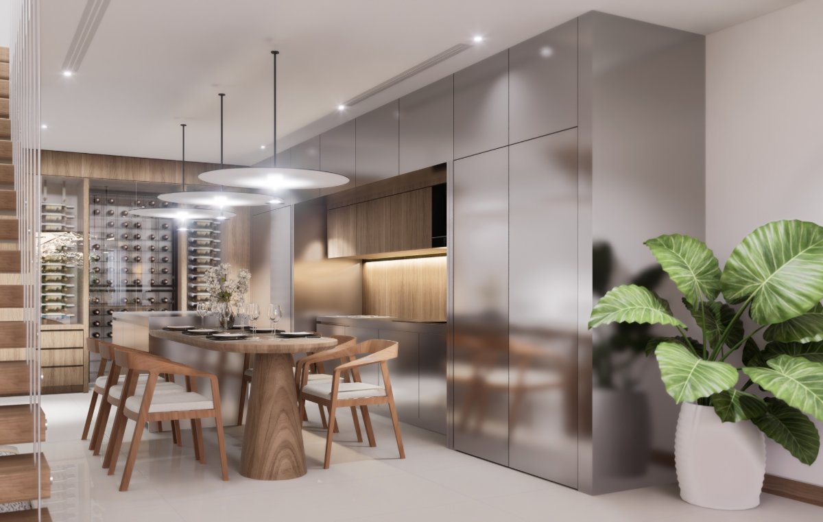 Interior view of 2 Bedroom Duplex Apartment for Sale at Sole Mio Residences, Bangtao