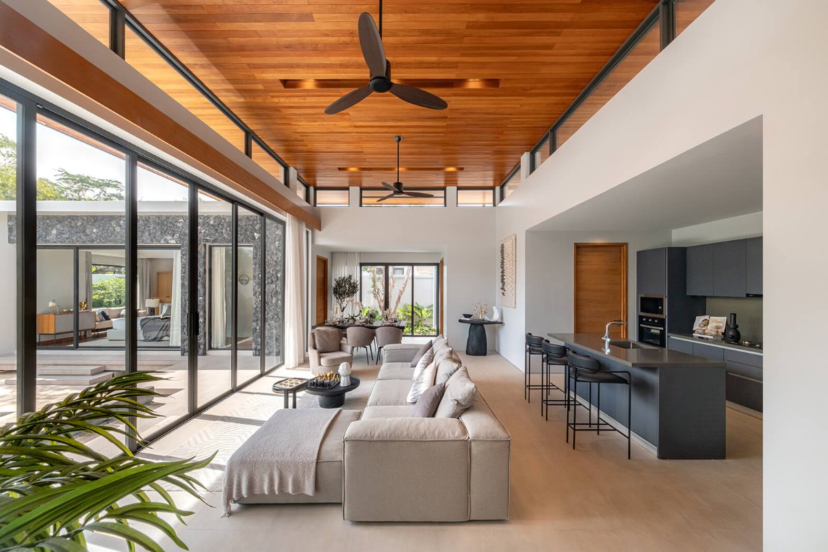 Interior view of 4 Bedroom Modern Loft Style Botanica Four Seasons Villa for Sale at Autumn Zone - Type C