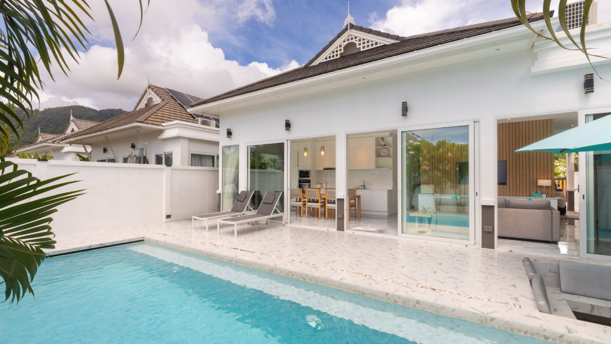 Interior view of Modern 3-Bedroom Phuket VIlla for Sale in Kamala Garden View