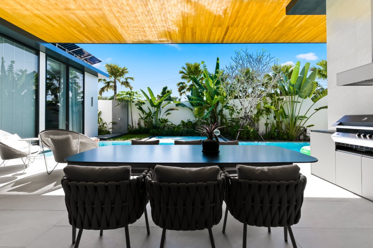 Interior view of Sunti Villas Phuket – Exclusive 5-Bedroom Luxury Pool Villas with Rental Potential