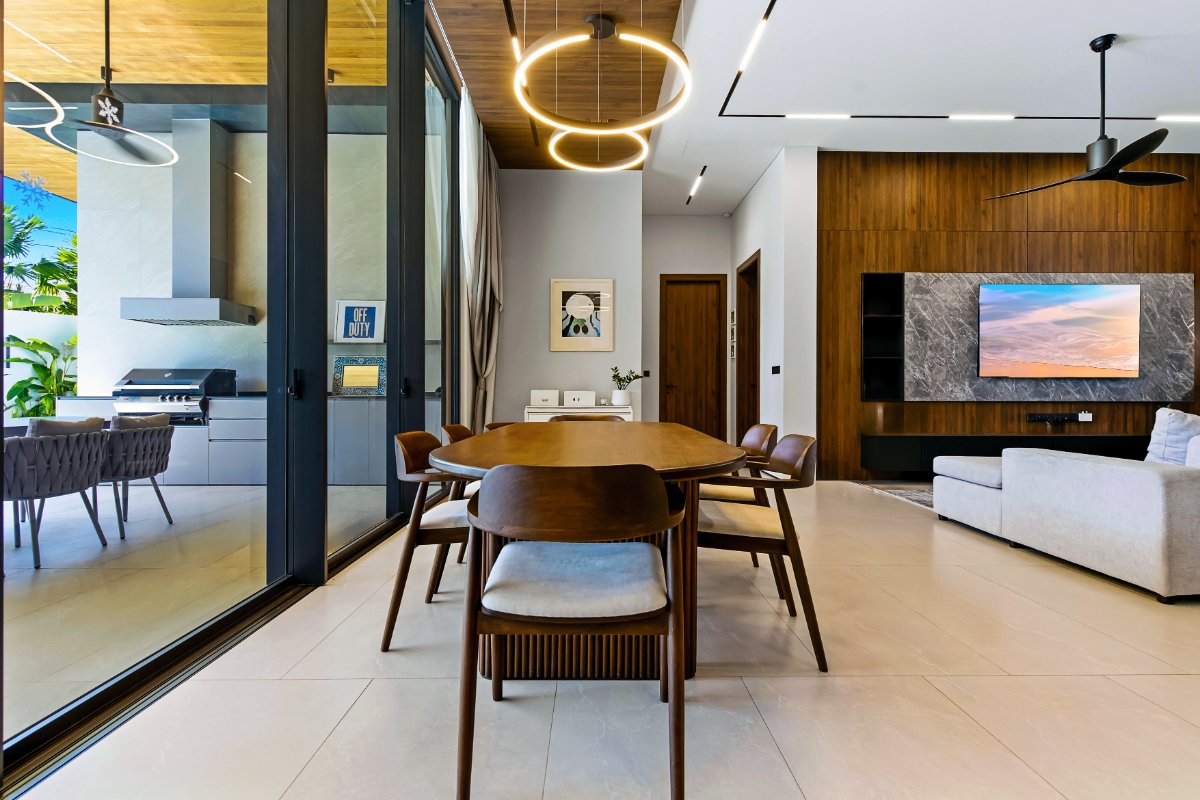 Interior view of Sunti Villas Phuket – Exclusive 5-Bedroom Luxury Pool Villas with Rental Potential